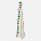 Nationale Lampoon kerstboom op auto patroon Stropdas (Achterkant)