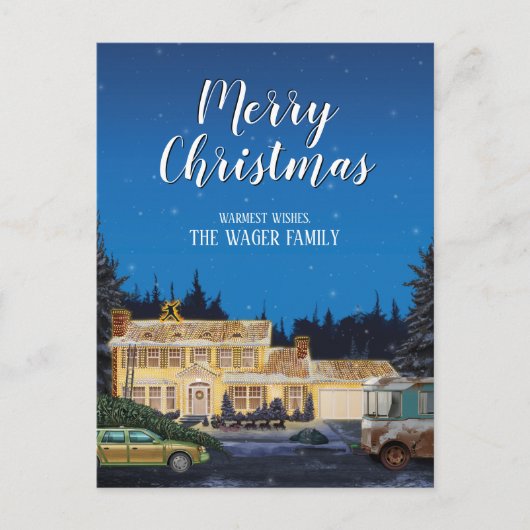 Nationale Lampoon's Kerstmis Feestdagenkaart (Voorkant)