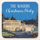 Nationale Lampoon's Kerstmis Kartonnen Onderzetters (Voorkant)