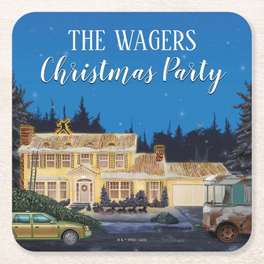 Nationale Lampoon's Kerstmis Kartonnen Onderzetters (Voorkant)