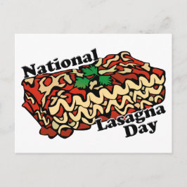 Nationale Lasagna Dag Briefkaart