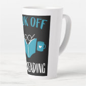 Nationale leesmaand maart latte mok (Rechterhoek)