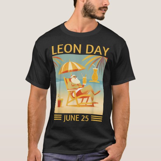 Nationale Leon-dag 25 juni Noel T-shirt (Voorkant)