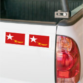Nationale Liga voor Democratie, vlag Myanmar Bumpersticker (Op Truck)