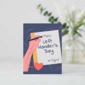 nationale linkse handerdag briefkaart (Staand voorkant)