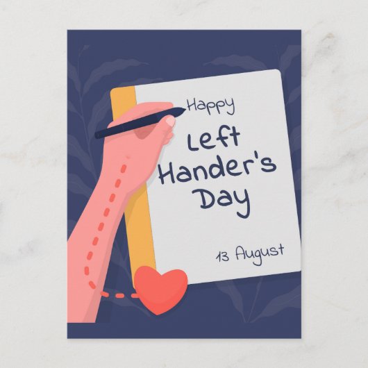 nationale linkse handerdag briefkaart (Voorkant)
