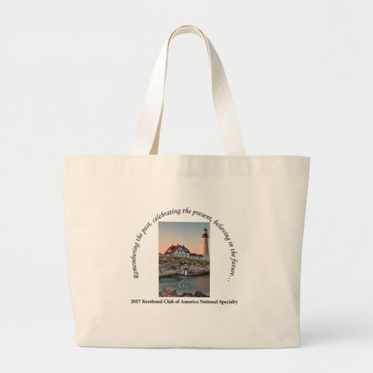 Nationale Logo 2017 Optie 1 Grote Tote Bag (Voorkant)