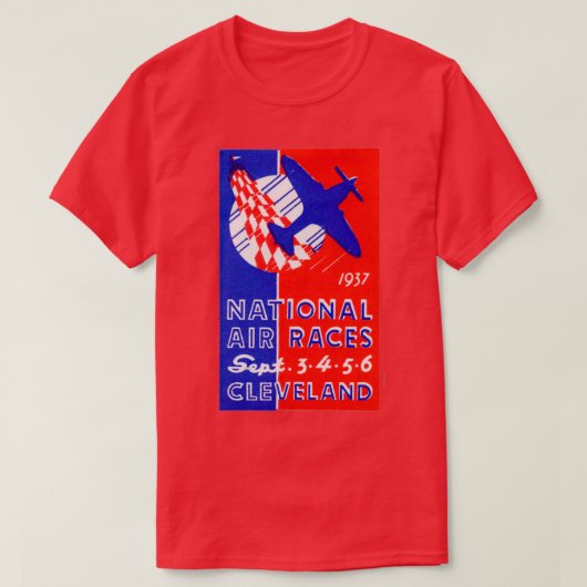 Nationale luchtroutes van 1937 t-shirt (Design voorkant)
