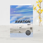 Nationale Luchtvaartdag 19 augustus Brothers Kaart (Gele Bloem)