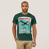 Nationale luchtwacht t-shirt (Voorkant volledig)