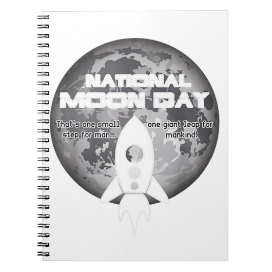 Nationale Maan Dag Klassieker Notitieboek (Voorkant)