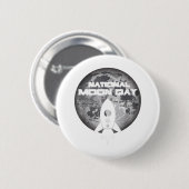Nationale Maan Dag Klassieker  Ronde Button 5,7 Cm (Voorkant /achterkant)