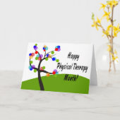 Nationale Maand Fysiotherapie Kaart (Gele Bloem)