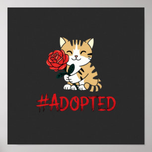 Nationale Maand van Adoptie Vier Familiebewustzijn Poster