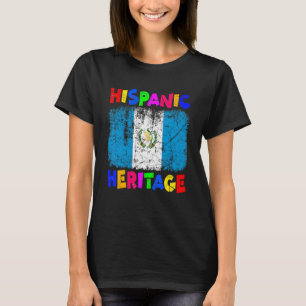 Nationale maand van het hispanic erfgoed latino Gu T-shirt