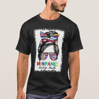 Nationale maand van het Hispanics erfgoed Latijnse T-shirt