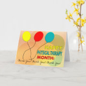 Nationale maand voor fysiotherapie Kaart 7 (Gele Bloem)