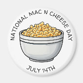Nationale Mac-kaasdag is 14 juli Magneet (Voorkant)