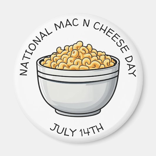 Nationale Mac-kaasdag is 14 juli Magneet (Voorkant)