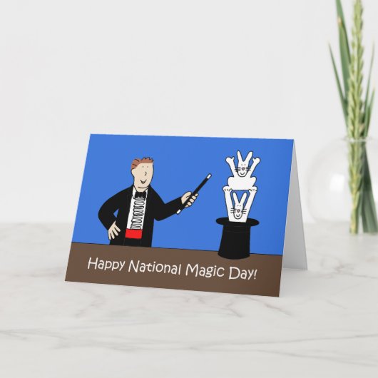 Nationale Magische Dag 31 oktober Kaart (Voorkant)