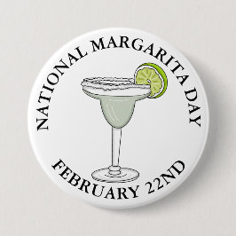Nationale Margarita Dag 22 februari Button