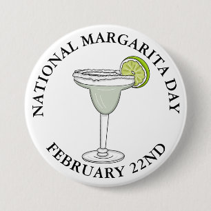 Nationale Margarita Dag 22 februari Button