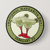 Nationale Margarita Dag Ronde Button 7,6 Cm (Voorkant)
