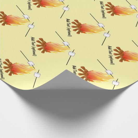 Nationale Marshmallow Dag Cadeaupapier (Hoek)