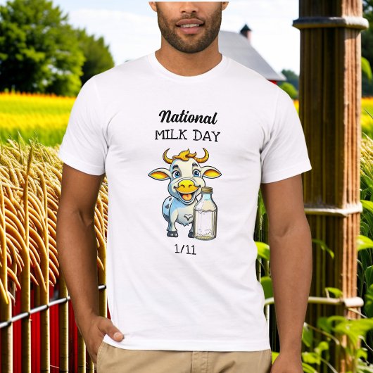 Nationale Melkdag 11 januari T-shirt