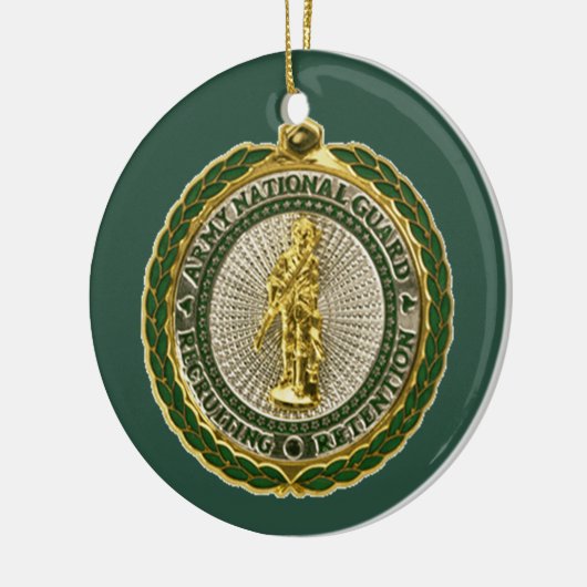 Nationale militaire garde keramisch ornament (Links)