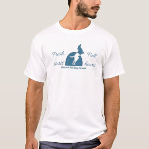 Nationale Mill Dog Rescue Fresh start full Hearts T-shirt