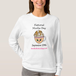 Nationale Mocha Dag 29 september | Funny Holiday T-shirt