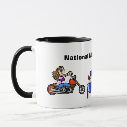 Nationale Mok op de dag van de motorfiets (Links)