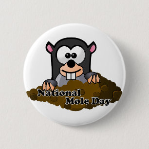 Nationale Mole Dag Ronde Button 5,7 Cm