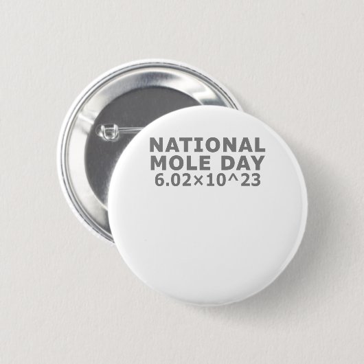 Nationale Mole Dag Ronde Button 5,7 Cm (Voorkant /achterkant)