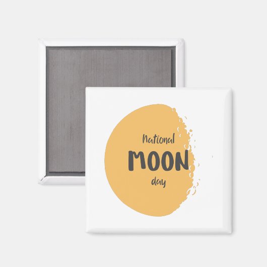 Nationale moondag magneet (Voorkant / Achterkant)