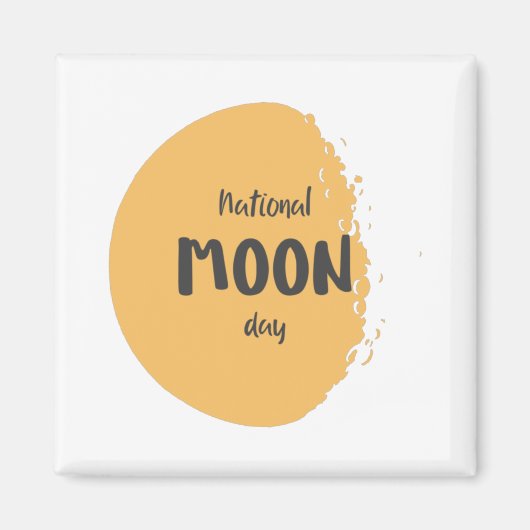 Nationale moondag magneet (Voorkant)