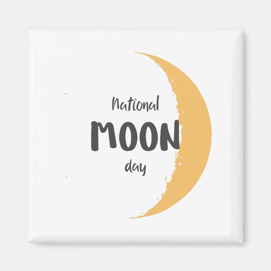 Nationale moondag magneet (Voorkant)
