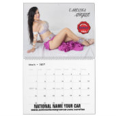 Nationale naam Uw auto Carolina Angulo Kalender (Mar 2027)
