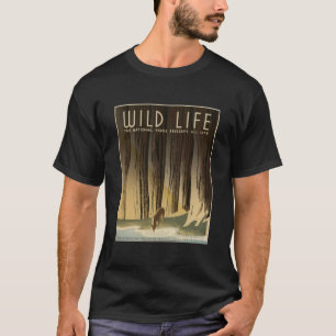 Nationale natuurparken behouden het hele leven1940 t-shirt