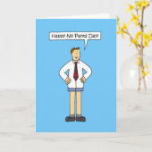 Nationale No Pants Day mei Kaart (Gele Bloem)