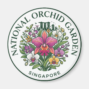 Nationale Orchideeëntuin Singapore Singapore Magneet