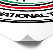 Nationale Overgangsraad van Libië zeehond Poster (Hoek)