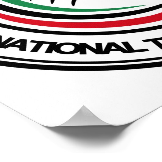 Nationale Overgangsraad van Libië zeehond Poster (Hoek)