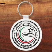 Nationale Overgangsraad van Libië zeehond Sleutelhanger (Voorkant)