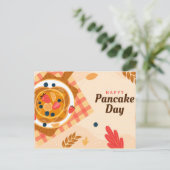 Nationale Pannenkoekendag Briefkaart (Staand voorkant)