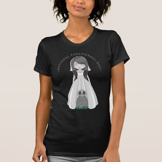 Nationale paranormale dag, spookbride t-shirt (Voorkant)