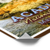 NATIONALE PARK ACADIA - MAINE USA - BAR HARBOR POSTER (Hoek)