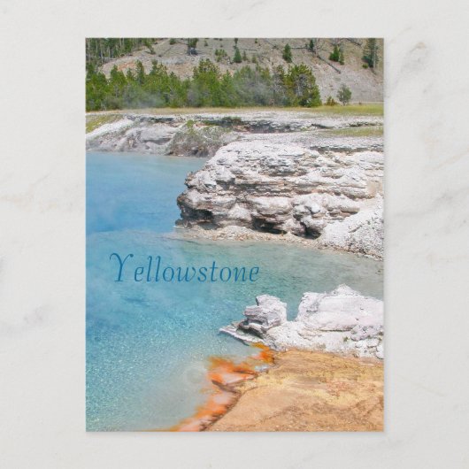 Nationale Park Hotspringen van geelsteen Briefkaart (Voorkant)