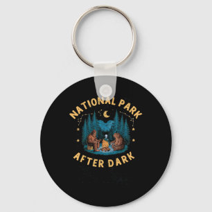 Nationale Park Na Donker Grappige Bigfoot Alien Ka Sleutelhanger